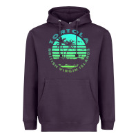 Plum Bvi Tortola British Caribbean Island Souvenir Heavyweight Hoodie - minhPixels