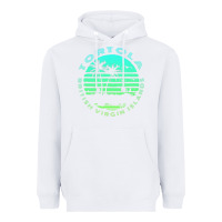 White Bvi Tortola British Caribbean Island Souvenir Heavyweight Hoodie - minhPixels