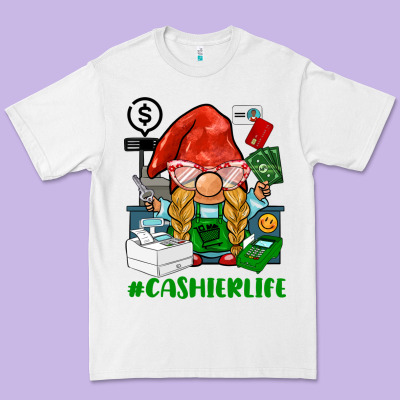 Cashier  Life Gnome Premium Tee Designed By Barkaloodesign