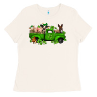 Bone st patricks farm animals truck Ladies Tee - Jasminsmagicworld