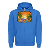 True Royal beach vibes Zipper Hoodie - CowhideDigitalArt