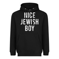 Black hanukkah nice jewish boy cool chanukah festival jewish gift t shirt Heavyweight Hoodie - minhPixels