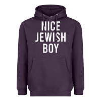 Plum hanukkah nice jewish boy cool chanukah festival jewish gift t shirt Heavyweight Hoodie - minhPixels