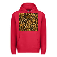 Cardinal leopard seamless pattern Premium Hoodie - BundleAndBundleShop