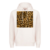 Pale Pink leopard seamless pattern Premium Hoodie - BundleAndBundleShop