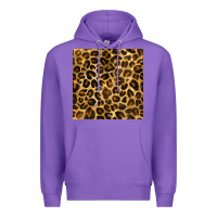 Purple leopard seamless pattern Premium Hoodie - BundleAndBundleShop