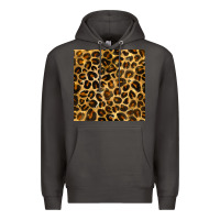 Smoke leopard seamless pattern Premium Hoodie - BundleAndBundleShop