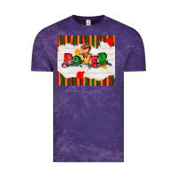 Cloud Purple juneteenth black power Vintage Tee - TumblerDesignByShophia