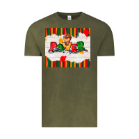 Vintage Olive juneteenth black power Vintage Tee - TumblerDesignByShophia