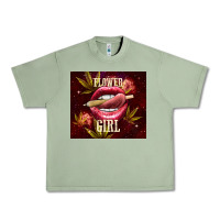 Oil Green flower girl Urban Heavy Tee - TumblerDesignByShophia
