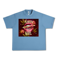 Pebble Blue flower girl Urban Heavy Tee - TumblerDesignByShophia
