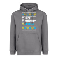 Storm nice naughty jewish ugly hanukkah sweater chanukah jew gift premium t Heavyweight Hoodie - minhPixels