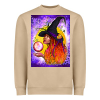 Mushroom witch with crystal ball air freshener Heavyweight Sweatshirt - BundleAndBundleShop