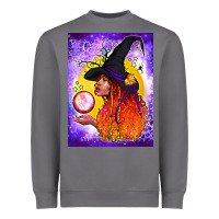 Storm witch with crystal ball air freshener Heavyweight Sweatshirt - BundleAndBundleShop