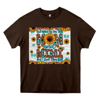 Chocolate Brown god gifted me two titles mom and mimi and i rock them both Heavy Core Tee - JahusDesignShop