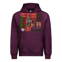 Mauve Wine lunch lady Urban Hoodie - AdoDesignShop