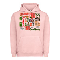 Pigment Salmon lunch lady Urban Hoodie - AdoDesignShop
