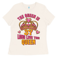 Bone the queen is 37 long live the queen kopya Ladies Tee - Jasminsmagicworld