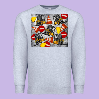 Forklift Tumbler Premium Sweatshirt Designed By Artiststas