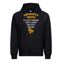 Black engineer engineering mechanical profession electrical gift Urban Hoodie - minhPixels