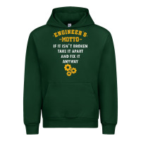 Forest Green engineer engineering mechanical profession electrical gift Urban Hoodie - minhPixels