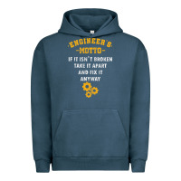 Pigment Midnight Navy engineer engineering mechanical profession electrical gift Urban Hoodie - minhPixels