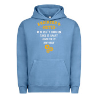 Pigment Pebble Blue engineer engineering mechanical profession electrical gift Urban Hoodie - minhPixels