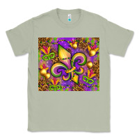 Matcha Mardi Gras fleur de lis Classic Tee - NancyCooperArtShop