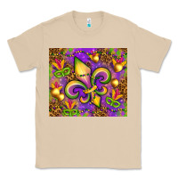 Mushroom Mardi Gras fleur de lis Classic Tee - NancyCooperArtShop