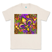 Natural Mardi Gras fleur de lis Classic Tee - NancyCooperArtShop