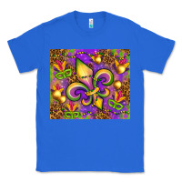 True Royal Mardi Gras fleur de lis Classic Tee - NancyCooperArtShop