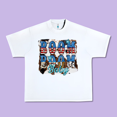 Boom Boom Baby Urban Heavy Tee Designed By Jahusdesignshop
