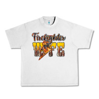 Lunar Rock Firefighter wife lightning bolt Urban Heavy Tee - HowdyJamesFarm