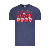 Vintage Denim All you need is love gnomies Valentine's Day Vintage Tee - HowdyJamesFarm