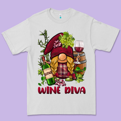 Vine Diva  Gnome Premium Tee Designed By Barkaloodesign