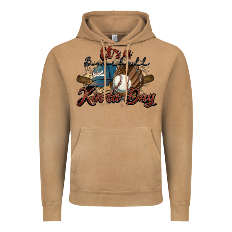 It's A Baseball Kinda Day Vintage Hoodie by HowdyJamesFarm | Teevron