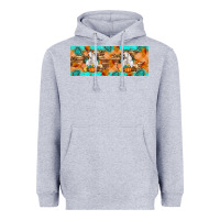 Heather Grey Goat Family Fall Heavyweight Hoodie - Artiststas