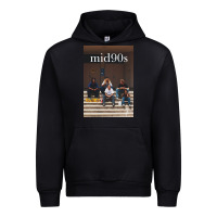 Black mid 90s movie Urban Hoodie - minhPixels