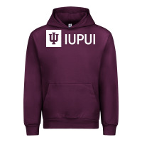 Mauve Wine IUPUI, Indiana University Urban Hoodie - minhPixels