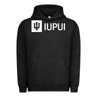 Pigment Black IUPUI, Indiana University Urban Hoodie - minhPixels