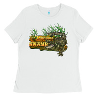 White the louisiana swamp Ladies Tee - BarkalooDesign