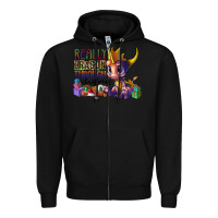 Black real dragon through christmas Zipper Hoodie - CowhideDigitalArt