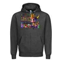 Charcoal Heather real dragon through christmas Zipper Hoodie - CowhideDigitalArt