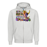 Dove Grey real dragon through christmas Zipper Hoodie - CowhideDigitalArt