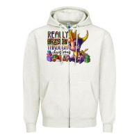 Oatmeal Heather real dragon through christmas Zipper Hoodie - CowhideDigitalArt