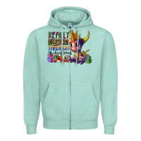 Seafoam real dragon through christmas Zipper Hoodie - CowhideDigitalArt