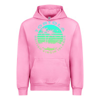 Fuchsia Pink Bvi Tortola British Caribbean Island Souvenir Urban Hoodie - minhPixels