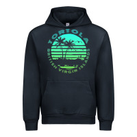 Navy Bvi Tortola British Caribbean Island Souvenir Urban Hoodie - minhPixels