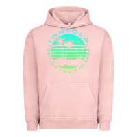Pigment Salmon Bvi Tortola British Caribbean Island Souvenir Urban Hoodie - minhPixels