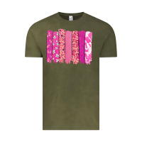 Vintage Olive Cancer brushstroke Cancer Awareness Vintage Tee - HowdyJamesFarm
